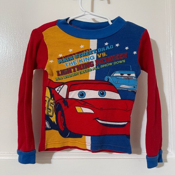 Disney cars thermal shirt size 4t - Picture 1 of 6